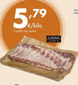 Supermercados Lupa Costilla de cerdo oferta
