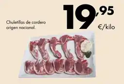 Supermercados Lupa Chuletillas de cordero origen nacional oferta