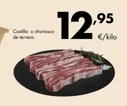 Supermercados Lupa Costilla o churrasco de ternera oferta