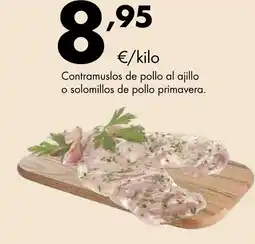 Supermercados Lupa Contramuslos de pollo al ajillo o solomillos de pollo primavera oferta