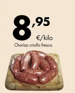 Supermercados Lupa Chorizo criollo fresco oferta