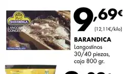 Supermercados Lupa BARANDICA Langostinos 30/40 piezas oferta