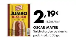 Supermercados Lupa OSCAR MAYER Salchichas Jumbo classic oferta