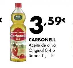 Supermercados Lupa CARBONELL Aceite de oliva Original 0,4 o Sabor 1° oferta
