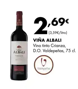 Supermercados Lupa VIÑA ALBALI Vino tinto Crianza D.O. Valdepeñas oferta