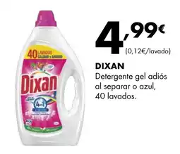 Supermercados Lupa DIXAN Detergente gel adiós al separar o azul oferta