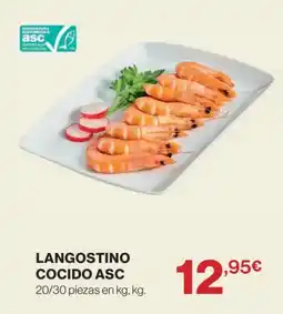 El Corte Inglés Langostino cocido asc oferta