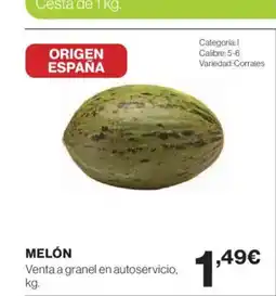 El Corte Inglés Melón oferta