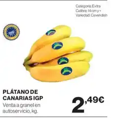 El Corte Inglés Plátano de canarias igp oferta