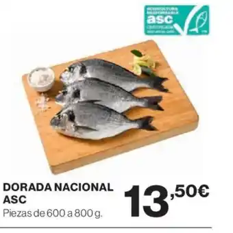 El Corte Inglés Dorada nacional asc oferta