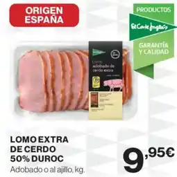 El Corte Inglés Lomo extra de cerdo 50% duroc oferta