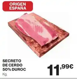 El Corte Inglés Secreto de cerdo oferta
