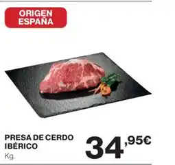 El Corte Inglés Presa de cerdo ibérico oferta