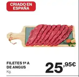 El Corte Inglés Filetes 1a a de angus oferta