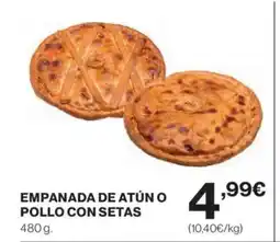 El Corte Inglés Empanada de atún o pollo con setas oferta