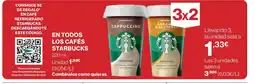 El Corte Inglés STARBUCKS En todos los cafés oferta