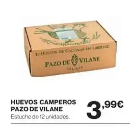 El Corte Inglés Huevos camperos pazo de vilane oferta