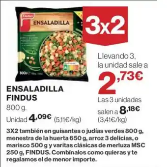 El Corte Inglés FINDUS Ensaladilla oferta
