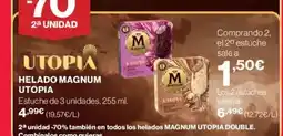 El Corte Inglés Helado magnum utopia oferta