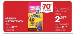 El Corte Inglés NESQUIK Instantáneo oferta