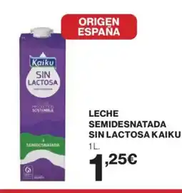 El Corte Inglés KAIKU Leche semidesnatada sin lactosa oferta