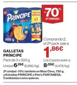 El Corte Inglés PRINCIPE Galletas oferta
