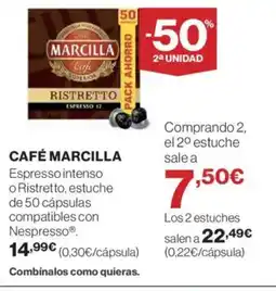 El Corte Inglés MARCILLA Café oferta