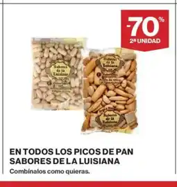 El Corte Inglés En todos los picos de pan sabores de la luisiana oferta