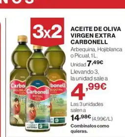 El Corte Inglés CARBONELL Aceite de oliva virgen extra oferta
