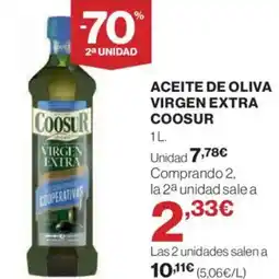 El Corte Inglés COOSUR Aceite de oliva virgen extra oferta
