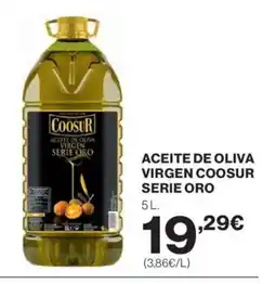 El Corte Inglés Aceite de oliva virgen coosur serie oro oferta