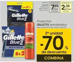 Eroski Gillette - maquinilla afeitar blue ii oferta