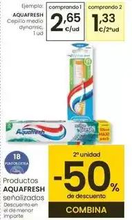 Eroski Aquafresh - cepillo medio dynamic oferta