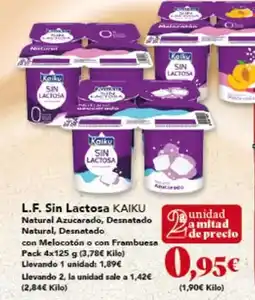 Gadis Kaiku - l.f. sin lactosa oferta