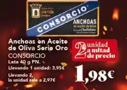 Gadis Consorcio - anchoas en aceite de oliva serie oro oferta