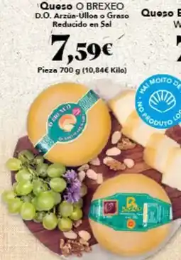 Gadis Queso o brexeo d.o. arzua ulloa o graso reducido en sal oferta