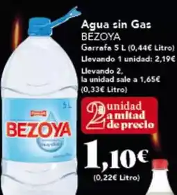 Gadis Bezoya - agua sin gas oferta