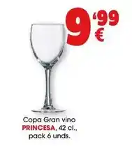 TOP Cash & Carry Princesa - copa gran vino oferta