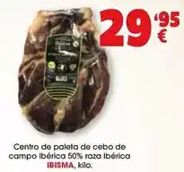 TOP Cash & Carry Ibisma - centro de paleta de cebo de campo iberica 50% raza iberica oferta