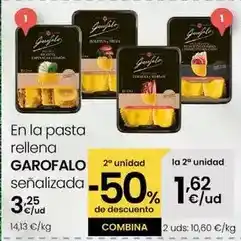 Eroski Garofalo - en la pasta rellena oferta