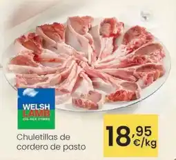 Eroski Chuletillas de cordero de pasto oferta