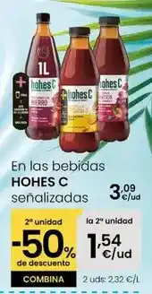 Eroski Hohes c - en las bebidas señalizadas oferta