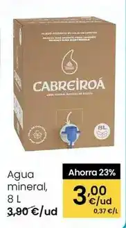 Eroski Agua mineral oferta