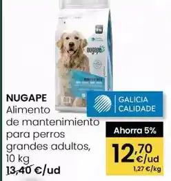 Eroski Nugape - alimento de mantenimiento para perros grandes adultos oferta