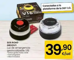 Eroski Sos road groovy - luz de emergencia geolocalizable v16 oferta