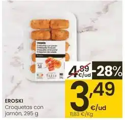 Eroski Eroski - croquetas con jamon oferta