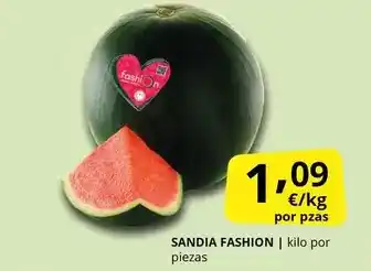 Supermercados MAS Fashion - sandia oferta