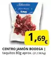 Supermercados MAS Mas - centro jamón bodega oferta
