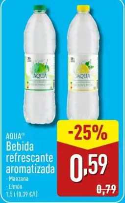 ALDI AQUA Bebida refrescante aromatizada oferta