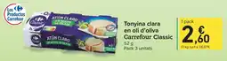 Carrefour Express Tonyina clara en oli d'oliva Carrefour Classic oferta